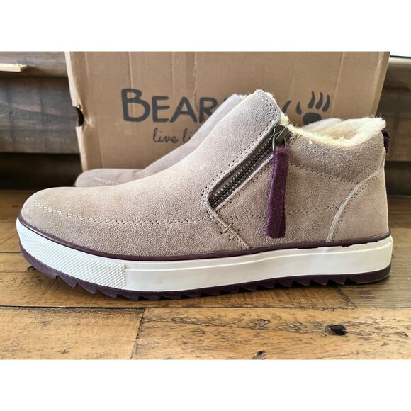 BEARPAW Amanza Suede Sneaker with Rain & Stain Repellent Women's Sz 9 - Picture 2 of 9